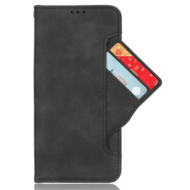 Wallet Leather Phone Case for Tecno Pop 6 Pro Shockproof Durable Retro Flip Cover