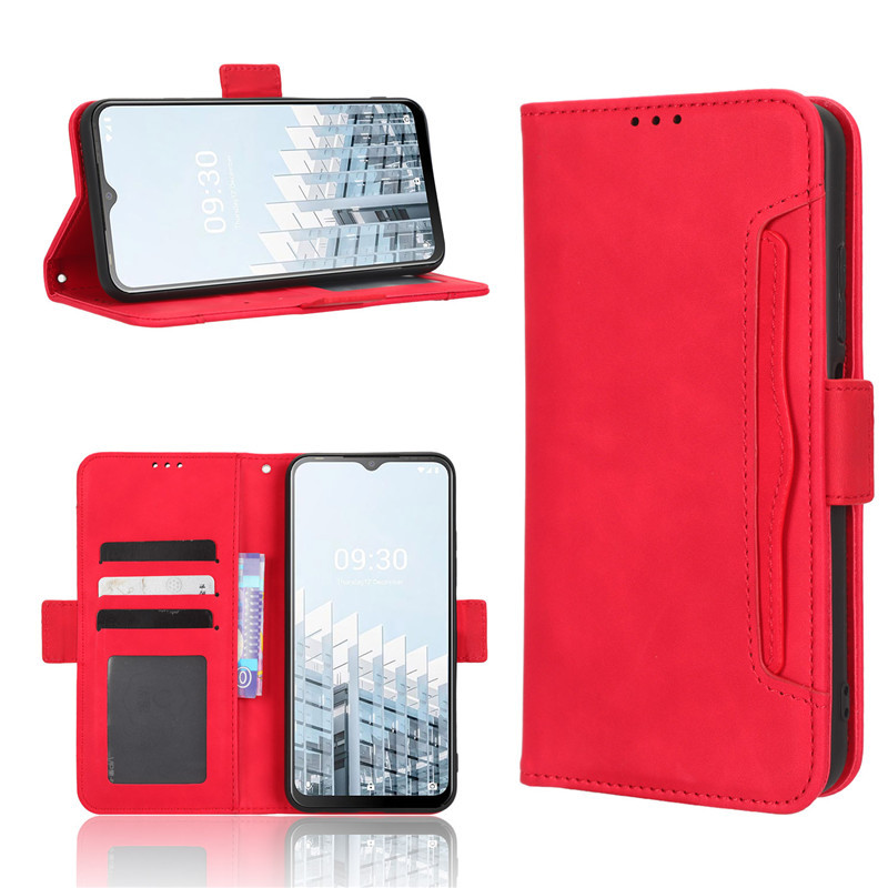 Wallet Leather Phone Case for Tecno Pop 6 Pro Shockproof Durable Retro Flip Cover