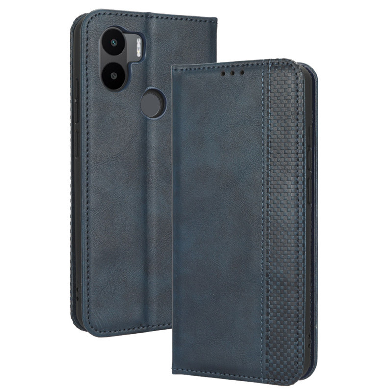Flip Cover for Xiaomi Redmi A1,Xiaomi Redmi A1+ Plus Wallet Leather Phone Case Shockproof Durable Retro Case
