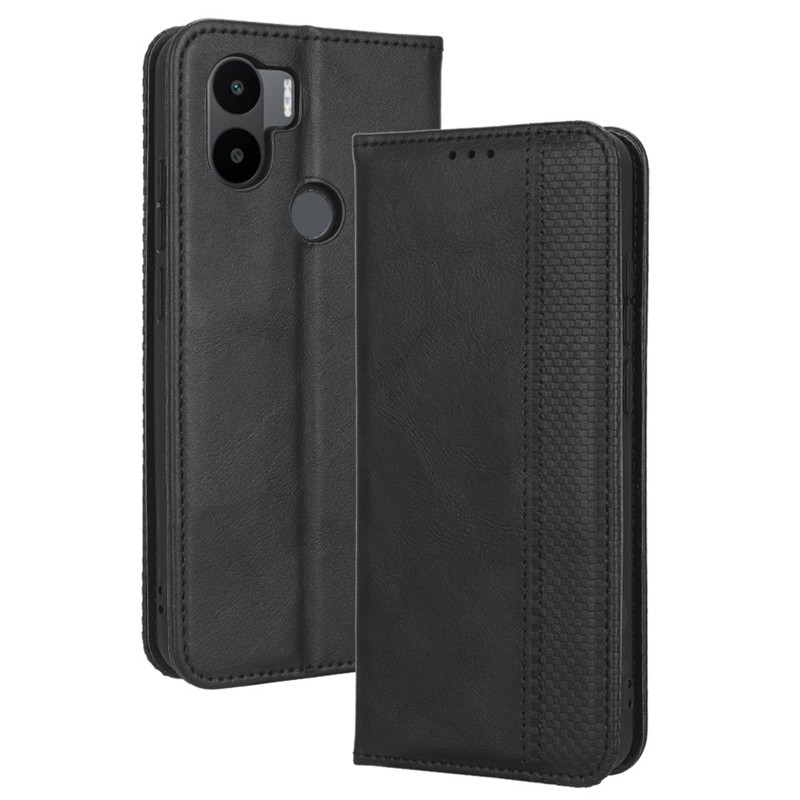 Flip Cover for Xiaomi Redmi A1,Xiaomi Redmi A1+ Plus Wallet Leather Phone Case Shockproof Durable Retro Case