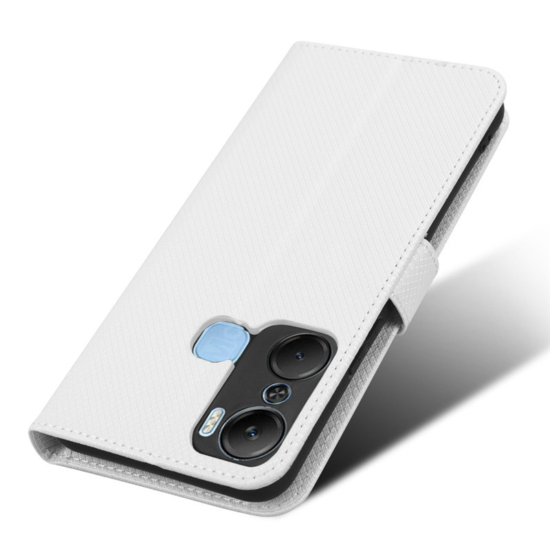 Wallet Flip Cover for Infinix Hot 12 Pro Leather PU Phone Case Shockproof Durable Retro Case