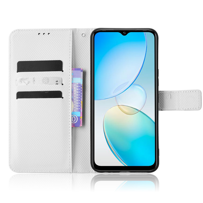 Wallet Flip Cover for Infinix Hot 12 Pro Leather PU Phone Case Shockproof Durable Retro Case