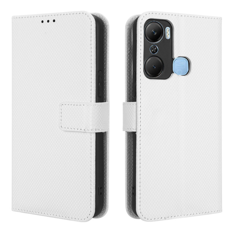 Wallet Flip Cover for Infinix Hot 12 Pro Leather PU Phone Case Shockproof Durable Retro Case
