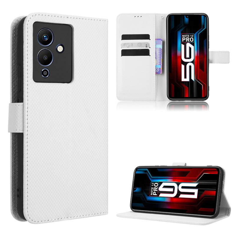 Wallet Flip Cover for Infinix Note 12 Pro 5G Leather PU Phone Case Shockproof Durable Retro Case