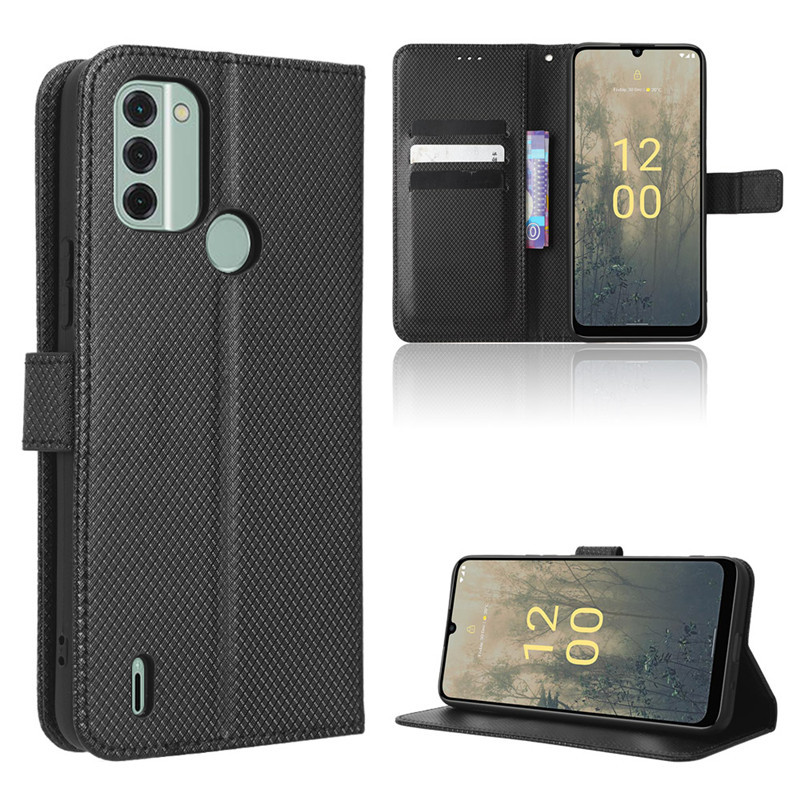 Wallet Flip Cover for Nokia C31 Leather PU Phone Case Shockproof Durable Retro Case