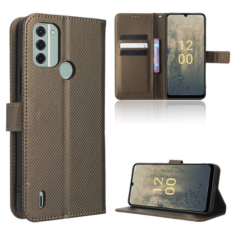 Wallet Flip Cover for Nokia C31 Leather PU Phone Case Shockproof Durable Retro Case