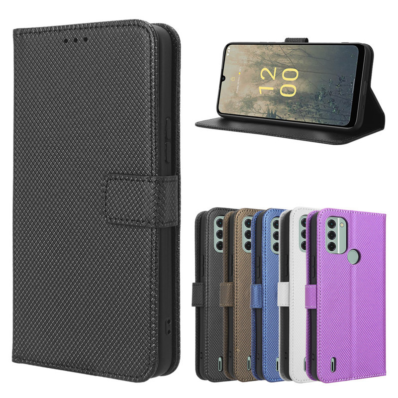 Wallet Flip Cover for Nokia C31 Leather PU Phone Case Shockproof Durable Retro Case