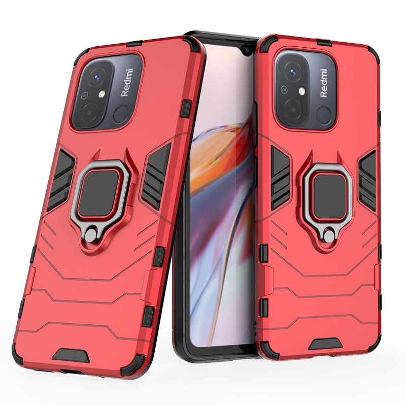 Xiaomi Redmi 12C Case,Phone Case for Xiaomi Redmi 12C [Drop-protection] with Car Magnetic Ring Holder