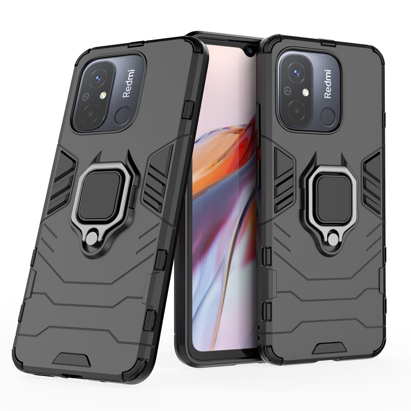 Xiaomi Redmi 12C Case,Phone Case for Xiaomi Redmi 12C [Drop-protection] with Car Magnetic Ring Holder