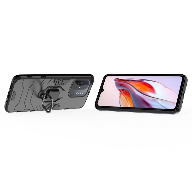 Xiaomi Redmi 12C Case,Phone Case for Xiaomi Redmi 12C [Drop-protection] with Car Magnetic Ring Holder