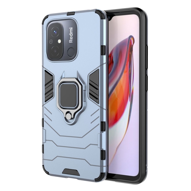 Xiaomi Redmi 12C Case,Phone Case for Xiaomi Redmi 12C [Drop-protection] with Car Magnetic Ring Holder