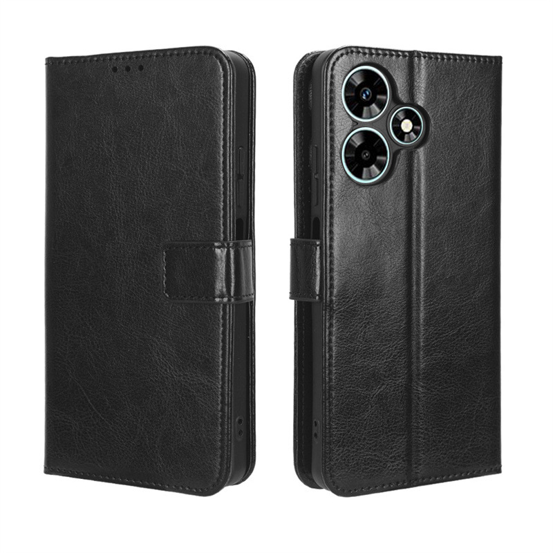 Flip Cover For Infinix Hot 30i Infinix Hot 30 Play [Flip Vintage Leather] Wallet Phone Case