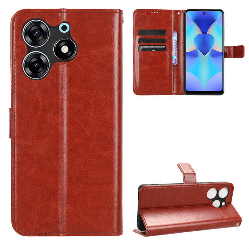 Flip Cover For Tecno Spark 10 Pro,Spark 10C,Spark 10 4G 5G [Flip Vintage Leather] Wallet Phone Case