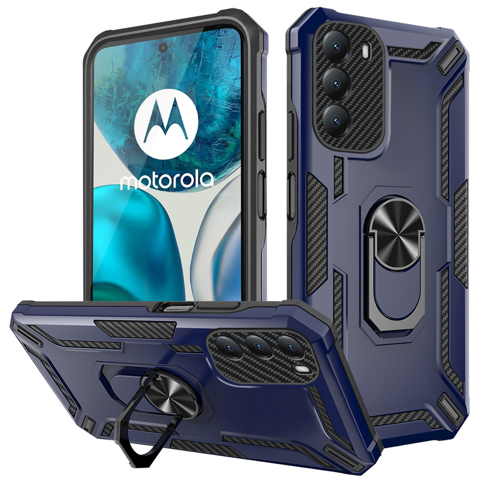 Phone Case for Motorola Moto G9 Play E7 Plus G9 Power G30 G20 G10 G60 G50 5G G60S G71 G52 G82 G71 [Drop-protection] with Car Magnetic Ring Holder