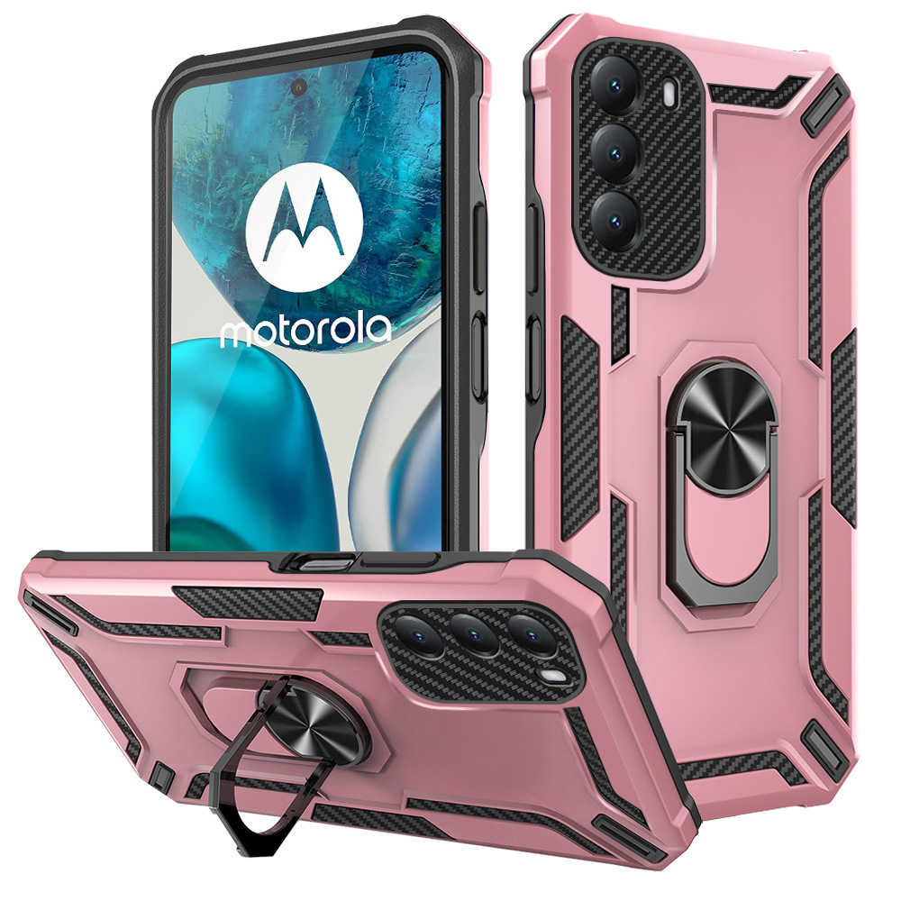 Phone Case for Motorola Moto G9 Play E7 Plus G9 Power G30 G20 G10 G60 G50 5G G60S G71 G52 G82 G71 [Drop-protection] with Car Magnetic Ring Holder