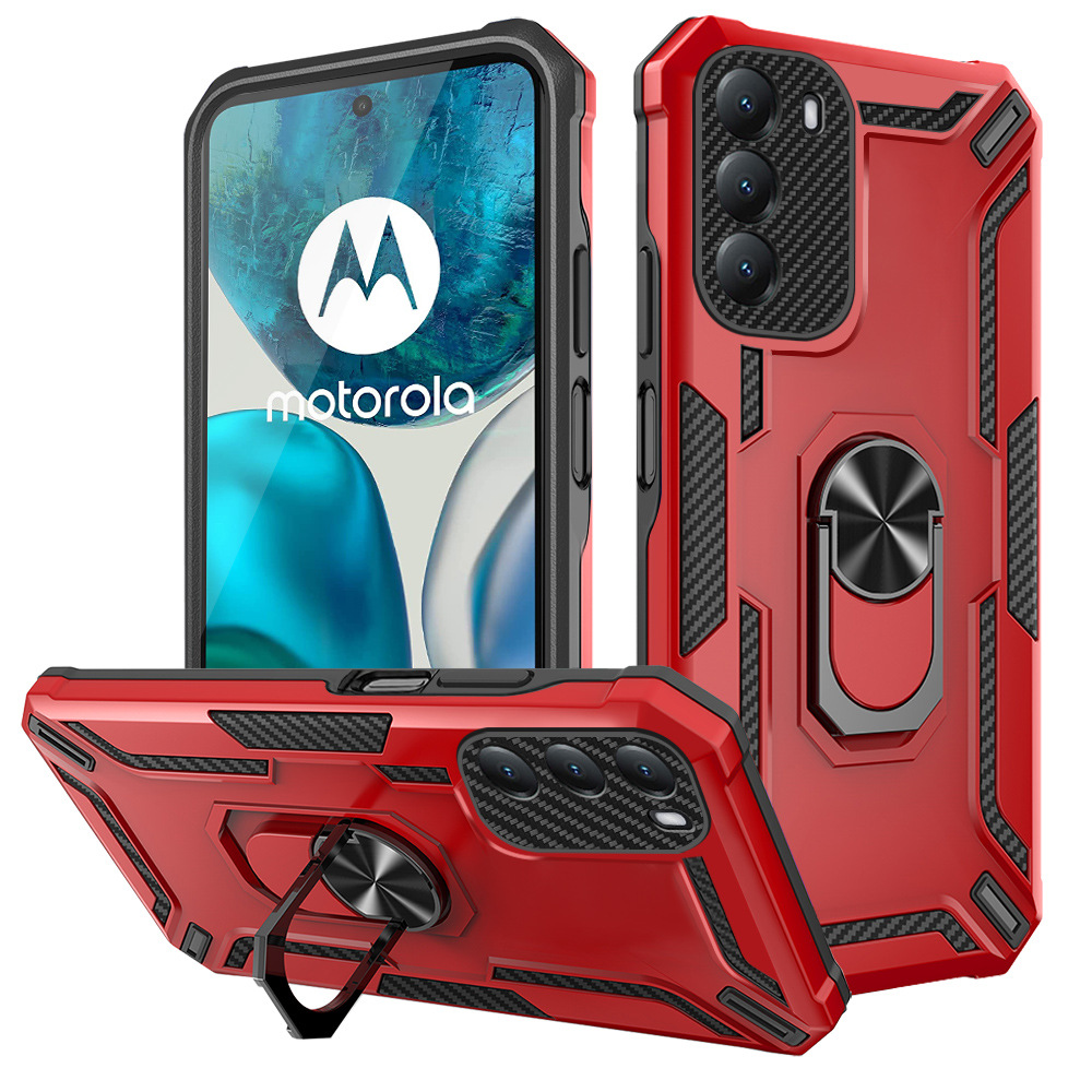 Phone Case for Motorola Moto G9 Play E7 Plus G9 Power G30 G20 G10 G60 G50 5G G60S G71 G52 G82 G71 [Drop-protection] with Car Magnetic Ring Holder