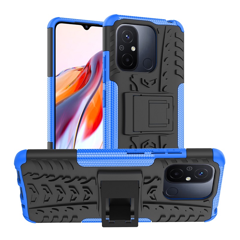 Phone Case for Xiaomi Redmi 12C Poco C55 Phone Case,Military Armor Drop Tested [Heavy Duty] Case with Kickstand