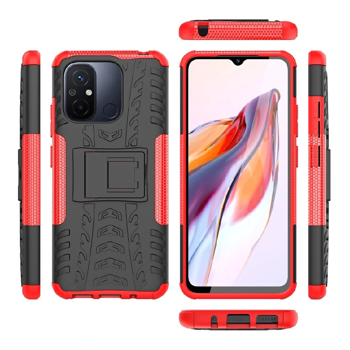Phone Case for Xiaomi Redmi 12C Poco C55 Phone Case,Military Armor Drop Tested [Heavy Duty] Case with Kickstand