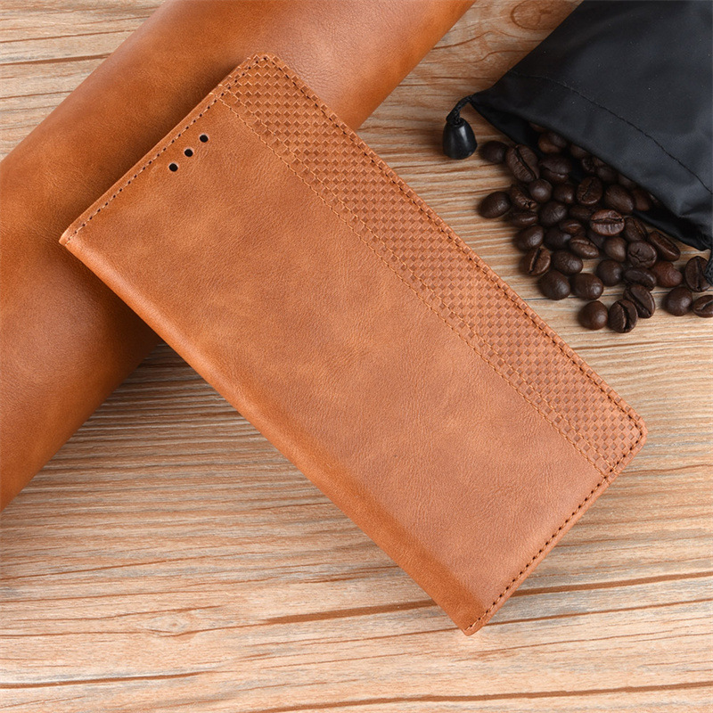 Wallet Flip Cover for Tecno Spark Go 2023 Pop 7 Pop 7 Pro Infinix Smart 7 Plus Leather PU Phone Case Shockproof Durable Retro Case