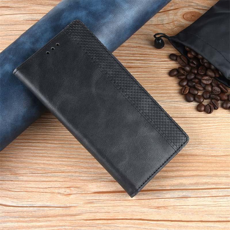 Wallet Flip Cover for Tecno Spark Go 2023 Pop 7 Pop 7 Pro Infinix Smart 7 Plus Leather PU Phone Case Shockproof Durable Retro Case