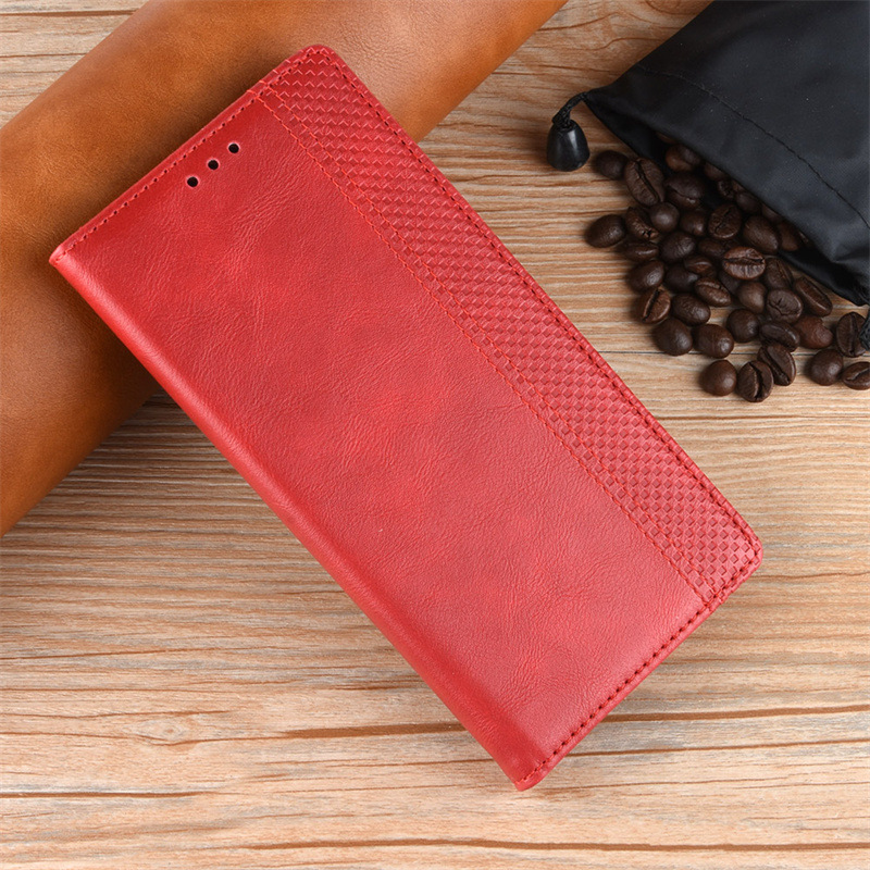 Wallet Flip Cover for Tecno Spark Go 2023 Pop 7 Pop 7 Pro Infinix Smart 7 Plus Leather PU Phone Case Shockproof Durable Retro Case