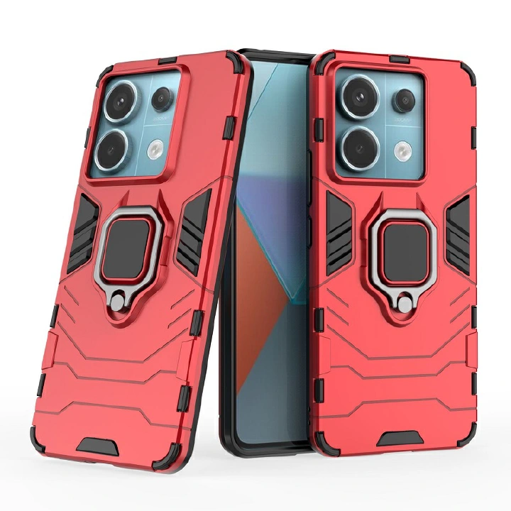 Phone Case for Xiaomi Redmi  Note 13 5G,Note 13 Pro 5G Cover [Drop-protection] with Car Magnetic Ring Holder