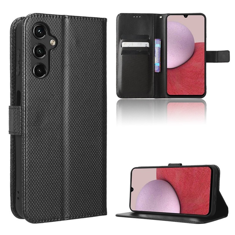 Wallet Flip Cover for Samsung Galaxy A24 A25 A55 A35 A15 Leather PU Phone Case Shockproof Durable Retro Case
