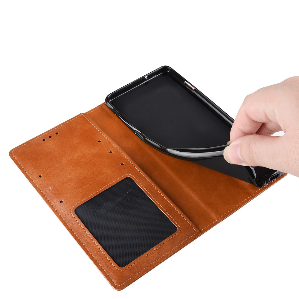Wallet Flip Cover for Wiko View 3 / 3 Pro / Wiko View 3 Lite Leather PU Phone Case Shockproof Durable Retro Case