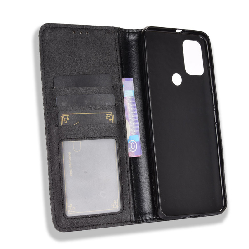 Wallet Flip Cover for Wiko View 5/View 5 Plus Leather PU Phone Case Shockproof Durable Retro Case