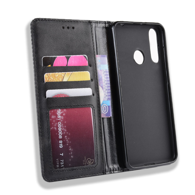 Wallet Flip Cover for Wiko View 3 / 3 Pro / Wiko View 3 Lite Leather PU Phone Case Shockproof Durable Retro Case