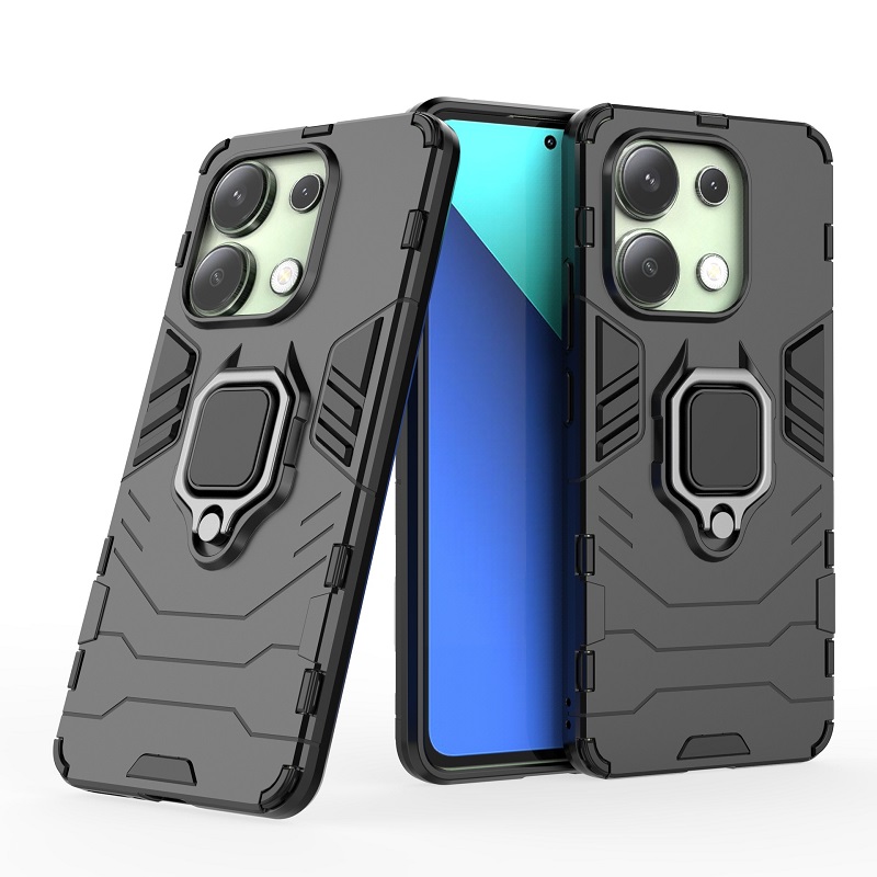 Phone Case for Xiaomi Redmi Note 13 4G Cover [Drop-protection] with Car Magnetic Ring Holder
