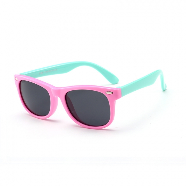 Kid&apos;s Sunglasses 3-12 years Silicone fashionable anti-radiation polarized sunglasses baby glasses