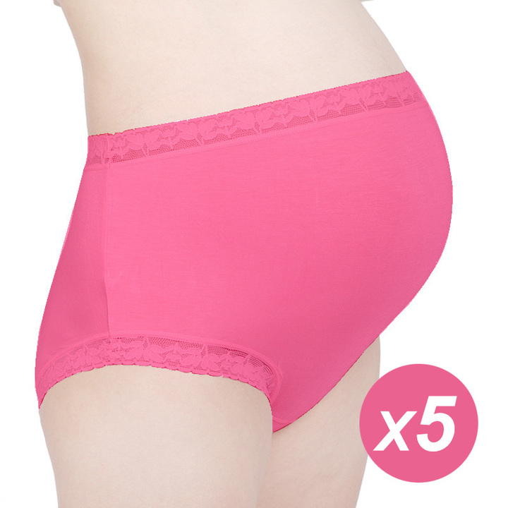 5Pcs/set the large size high waist briefs Pure cotton for pregnant women Comfort and health