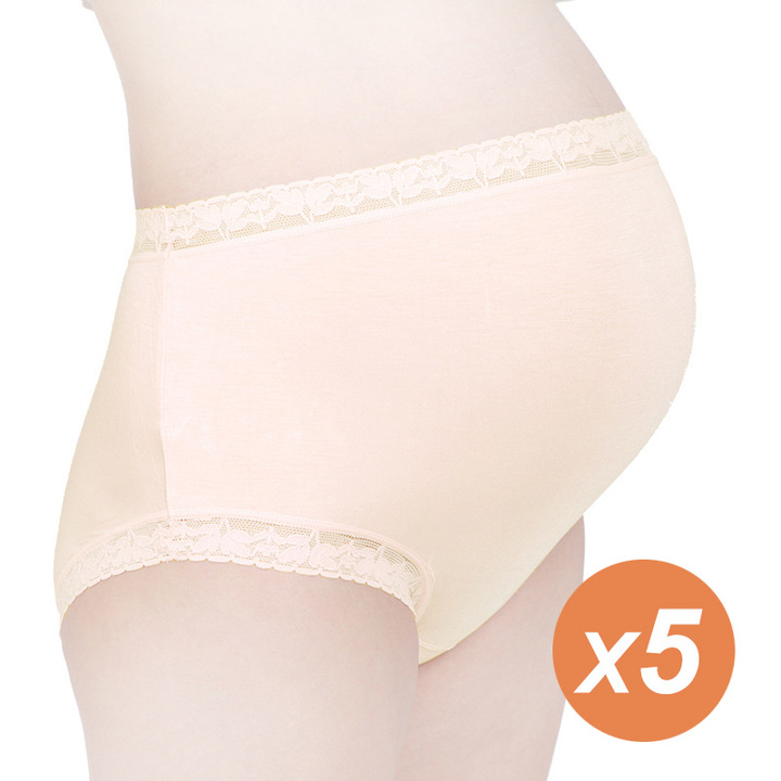 5Pcs/set the large size high waist briefs Pure cotton for pregnant women Comfort and health