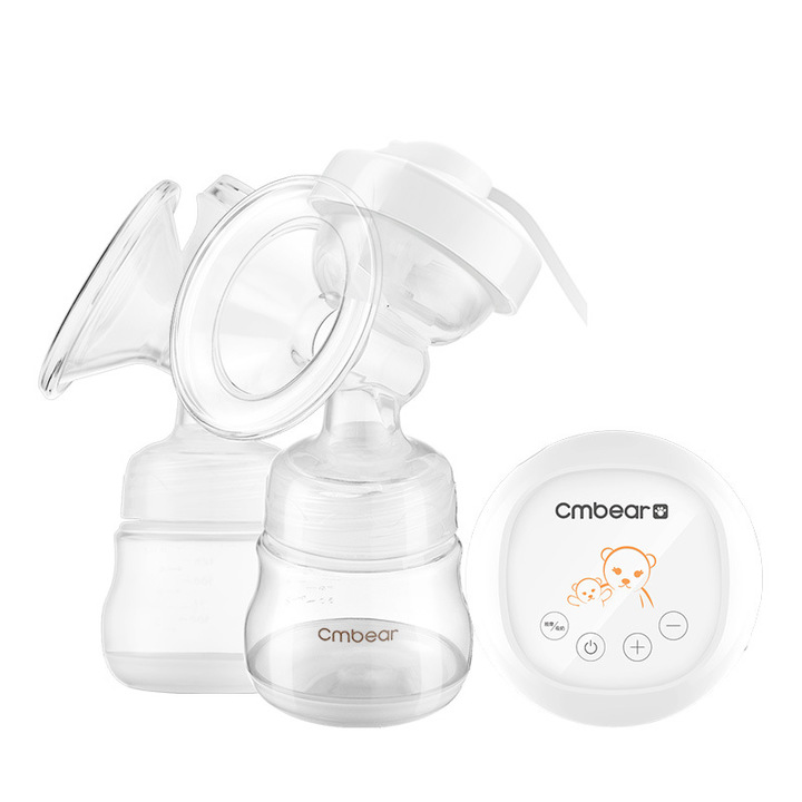 A bi-directional electric breast pump automatic device massages the breast pump