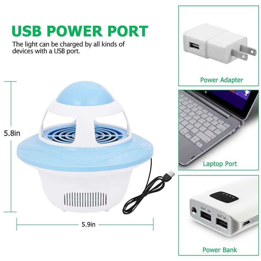 USB mosquito killer light/Lamps anti fly electric mosquito lamp home LED killer insect trap