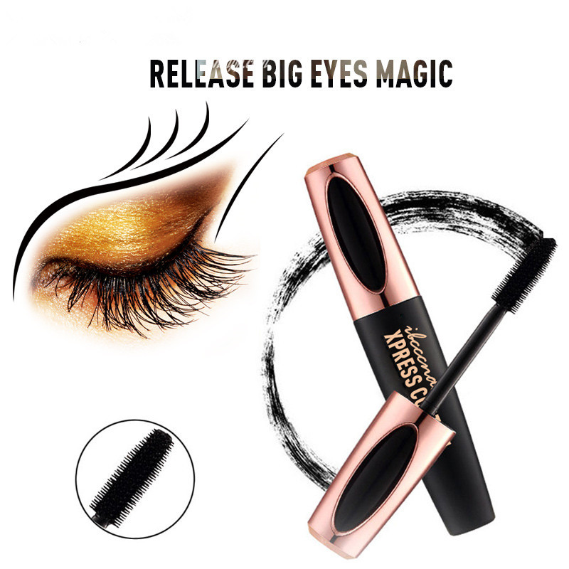 5pcs Mascara New Long Curling Makeup Eyelash Black Waterproof Fiber Mascara Eye Lashes Moisturizer
