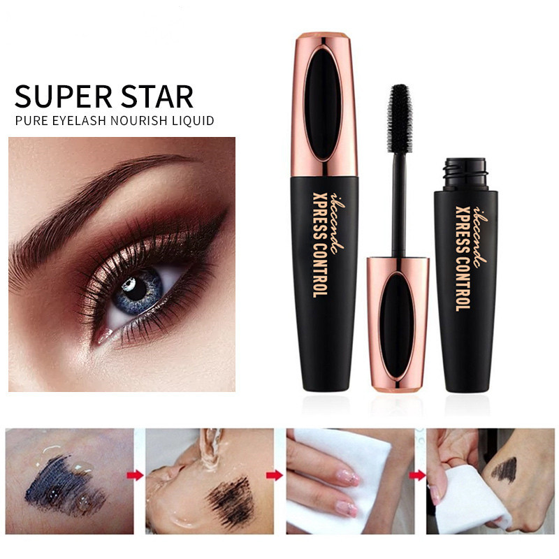 5pcs Mascara New Long Curling Makeup Eyelash Black Waterproof Fiber Mascara Eye Lashes Moisturizer