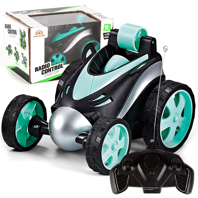 Wireless Remote Control Car Rolling Rotating Tumbling Stunt Automatic Car Toy Gifts For Children