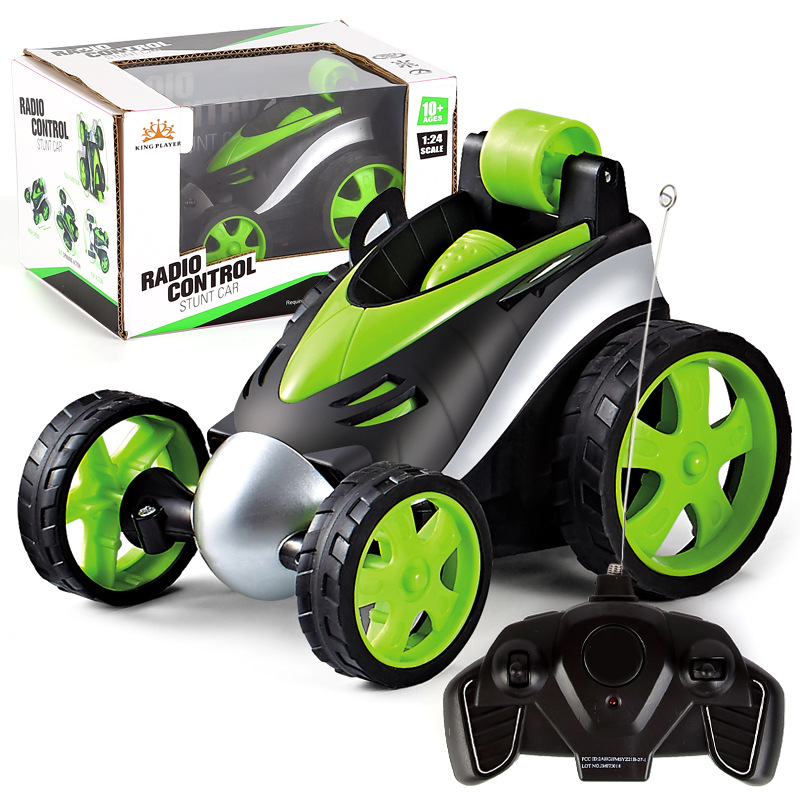 Wireless Remote Control Car Rolling Rotating Tumbling Stunt Automatic Car Toy Gifts For Children