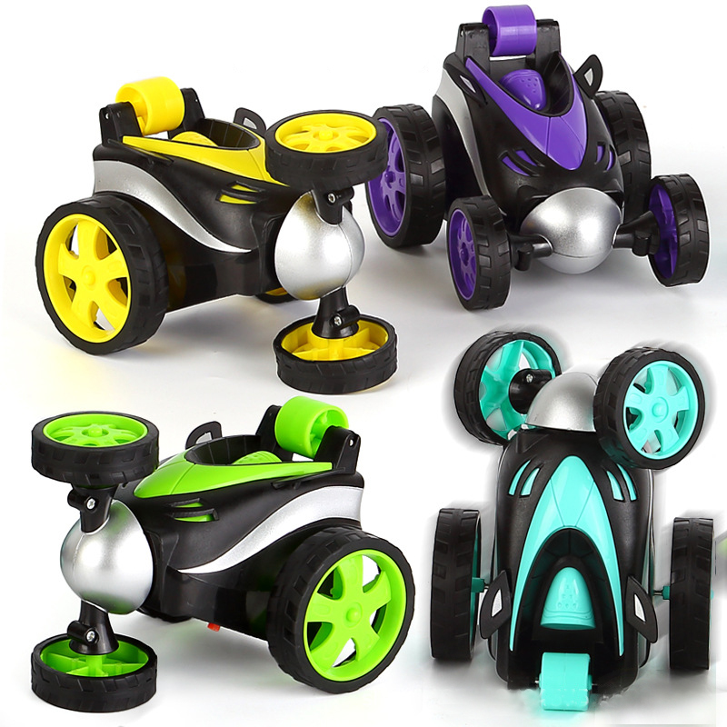 Wireless Remote Control Car Rolling Rotating Tumbling Stunt Automatic Car Toy Gifts For Children