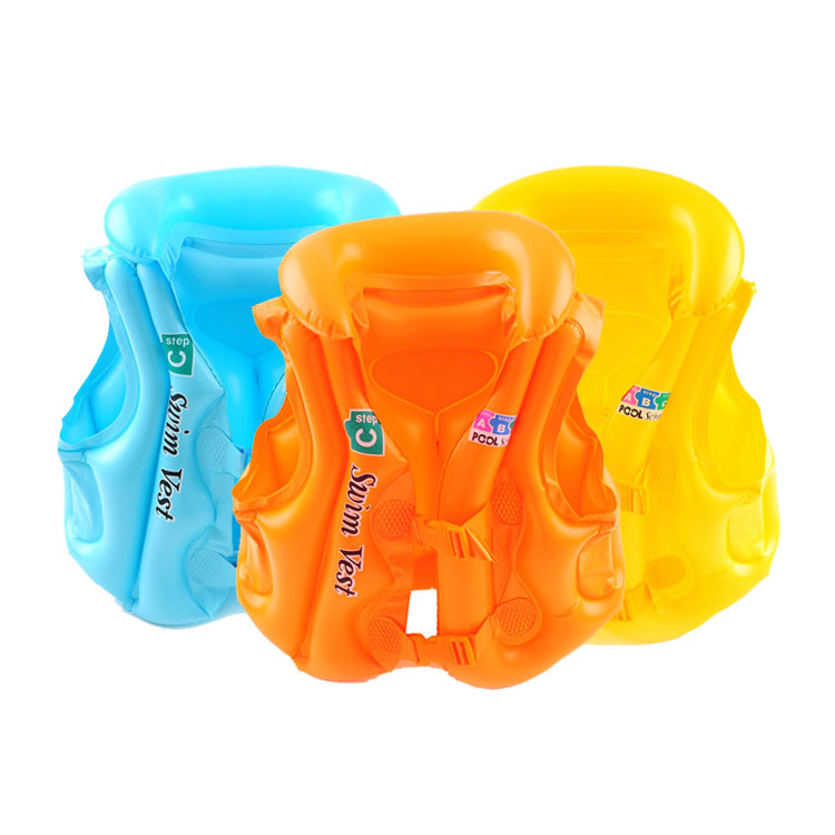 1 New Arrival Baby Kid Safety Float Inflatable Swim Vest Life Jacket Swimming Aid For 3-6 Years
