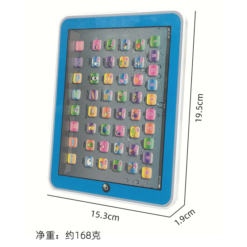 Figures Kids Tablet PAD Educational Learning Toys Gift For Girls Boys Baby Chinese English