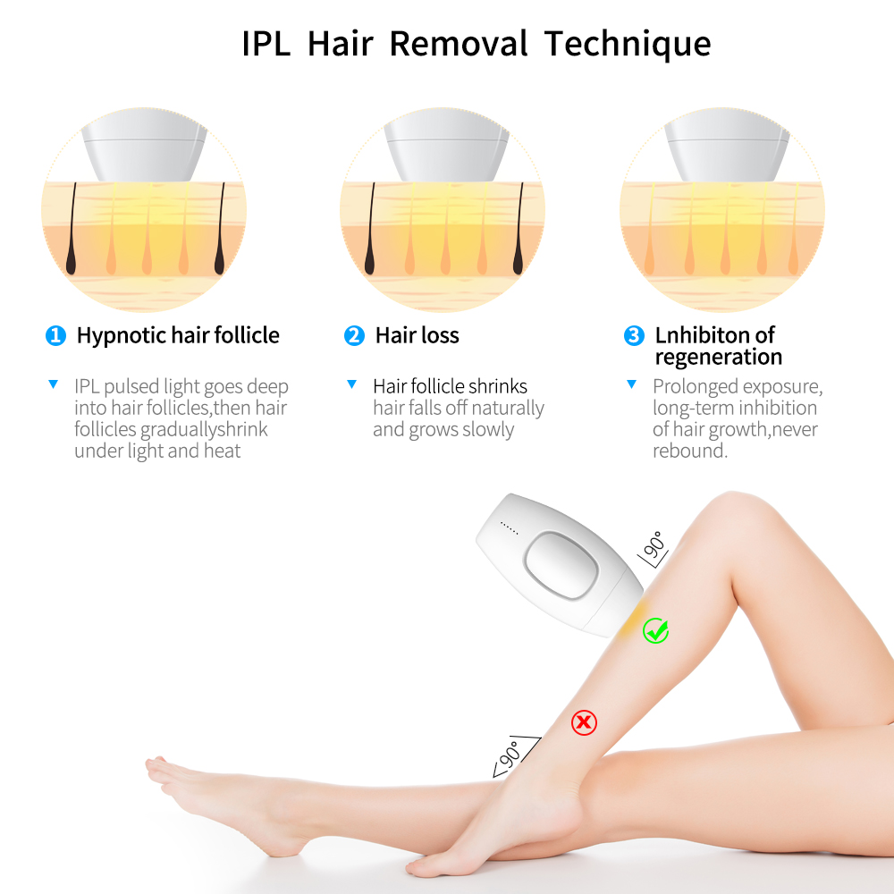 600000 flash professional permanent IPL epilator laser hair removal electric painless machine