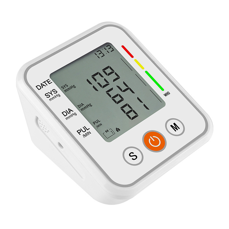 Portable Tonometer Household Sphygmomanometer Arm Band Type Digital Electronic Speech Equipment