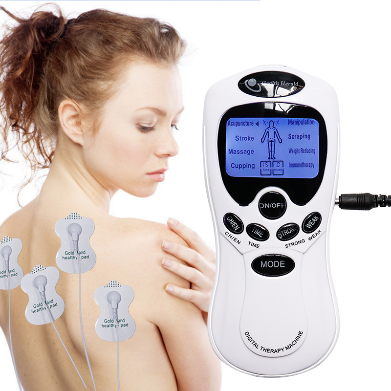 8 Models Electric herald Tens Muscle Stimulator Ems Acupuncture Body Massage Digital Therapy Machine