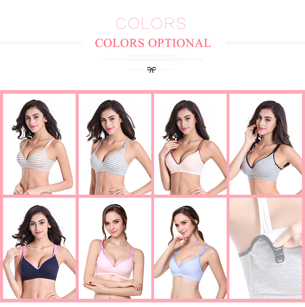 Cotton Maternity Nursing Bras Pregnant Breastfeeding Pregnancy Women Underwear Breast Feeding Bra