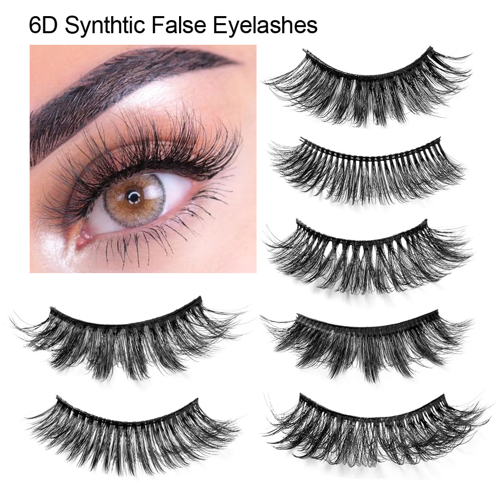 Wholesale Eyelashes 20Pairs 6D Mink Lashes Natural False Eyelashes Hand Made Makeup Eye Lashes