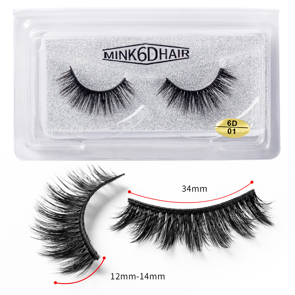 Wholesale Eyelashes 20Pairs 6D Mink Lashes Natural False Eyelashes Hand Made Makeup Eye Lashes