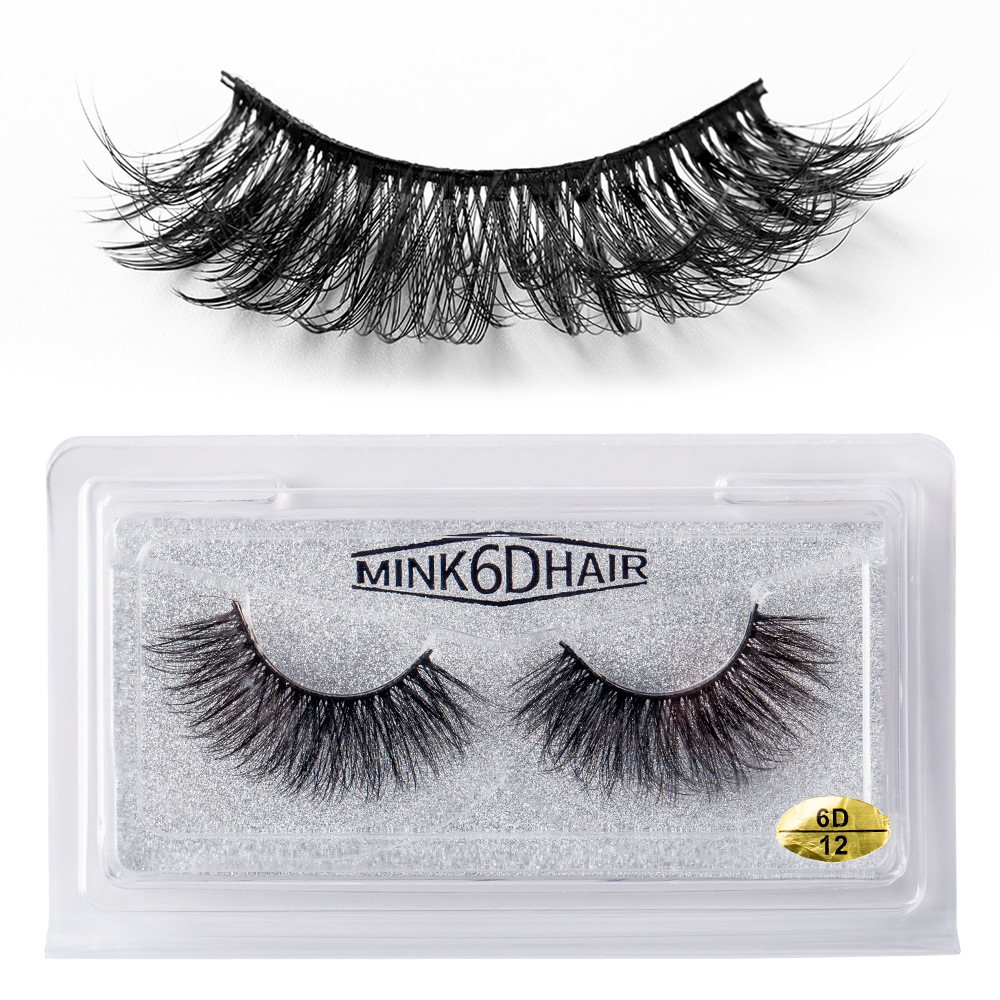 Wholesale Eyelashes 20Pairs 6D Mink Lashes Natural False Eyelashes Hand Made Makeup Eye Lashes